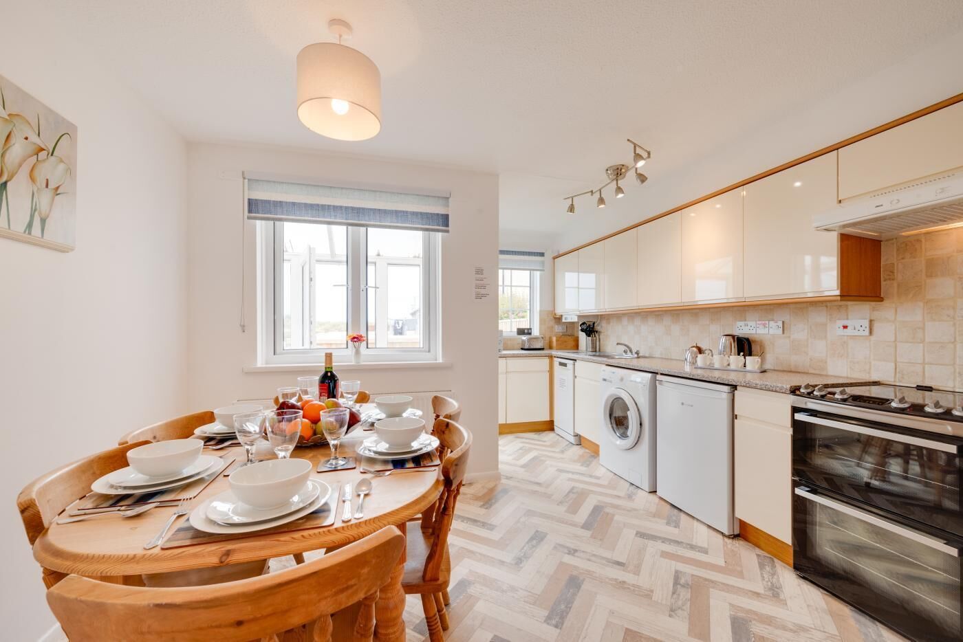 Microwave, oven, dishwasher, toaster