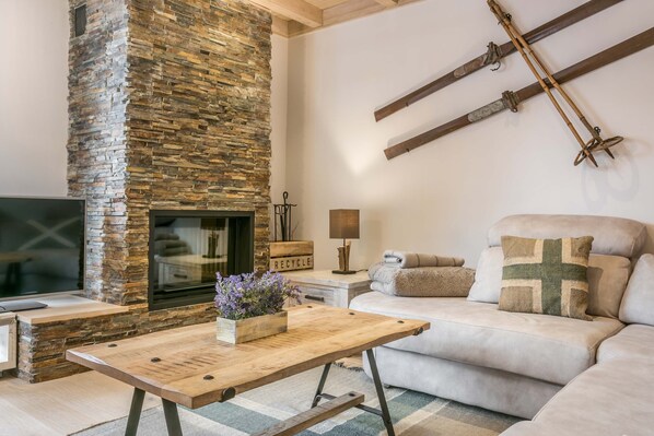 تلفزيون، مدفأة