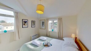 1 bedroom, iron/ironing board, bed sheets