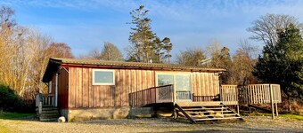 Cockleshell Lodge situé au bord de l'eau près de Otter Ferry-Animaux acceptés