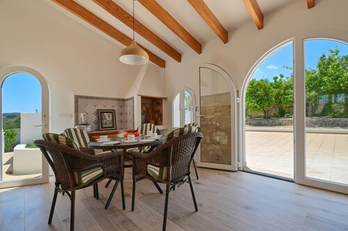 Rustic and cheerful holiday home in Javea, Costa Blanca, Spain  with private pool for 6 persons