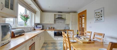 Microwave, oven, dishwasher, toaster