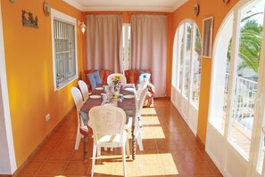 Dining - Pepe- sea view, private pool, chill out on spacious terrace (Benissa)