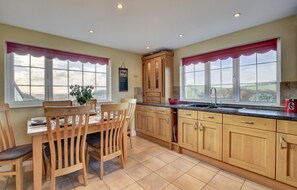 Microwave, oven, dishwasher, highchair