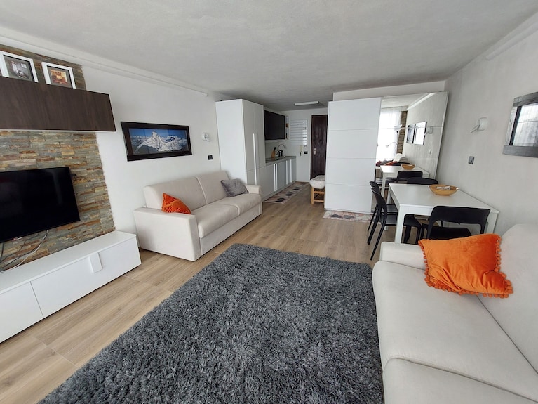 Estudio Con Acceso Directo A Las Pistas, Fabulosas Vistas, 4 Camas. - Zermatt