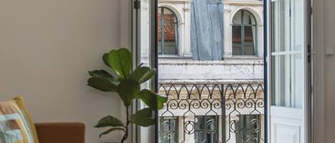 TV, DVD player, books