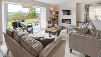 Smart TV, DVD player, books