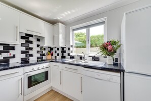 Microwave, oven, dishwasher, toaster