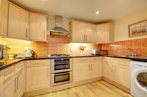 Microwave, oven, dishwasher, toaster