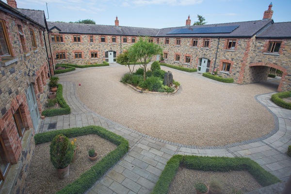 Aerial View of Decoy Country Cottages