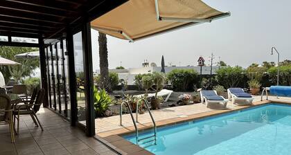 Villa with private solar heated pool and beautiful sea view