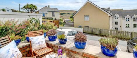 屋外ダイニングエリア