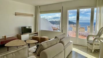 Télévision, cheminée