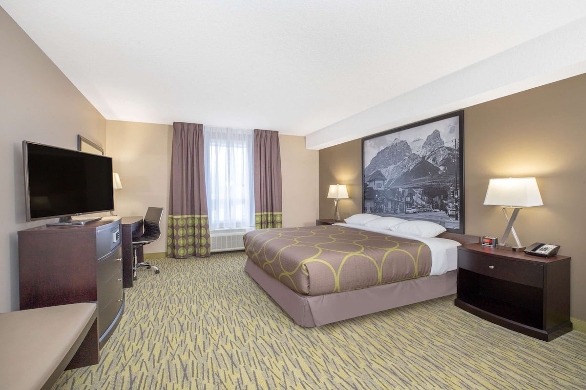 In-room safe, desk, blackout curtains, iron/ironing board