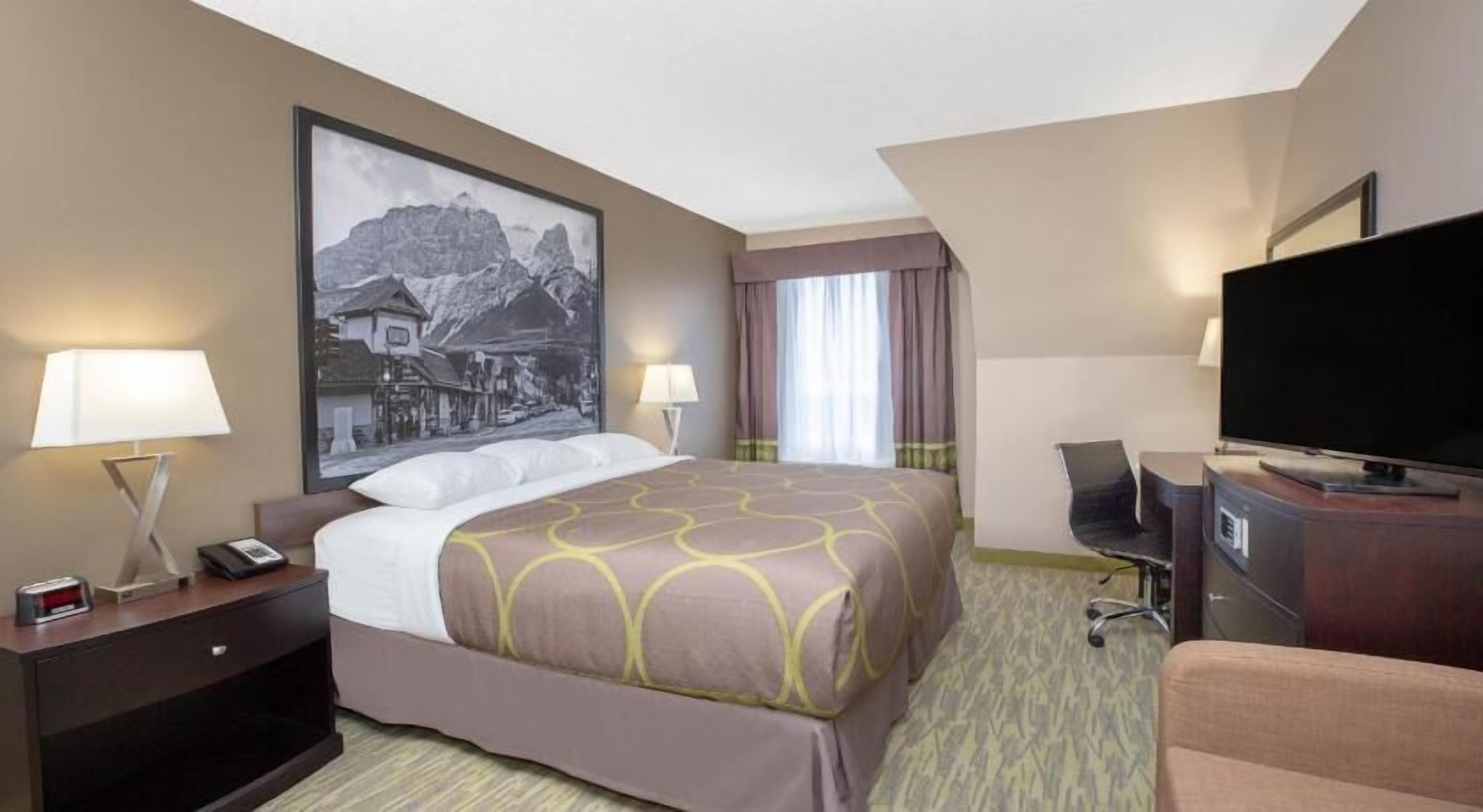 In-room safe, desk, blackout drapes, iron/ironing board