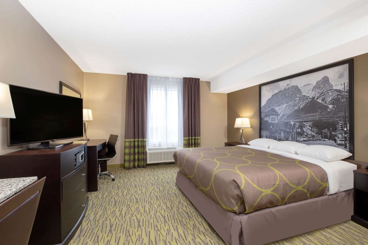 In-room safe, desk, blackout curtains, iron/ironing board