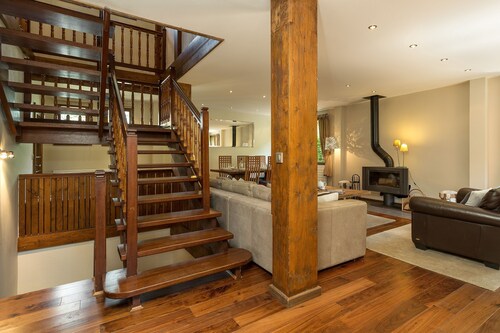 Grand chalet tucked away with private grounds in the very heart of the historic town of Chamonix.