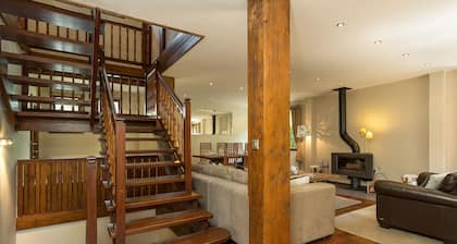Grand chalet tucked away with private grounds in the very heart of the historic town of Chamonix.
