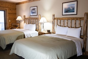 Standard Room, 2 Queen Beds, River View | Free WiFi, bed sheets - TroutHunter (Island Park)