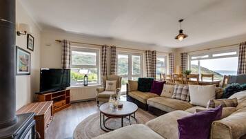 Télévision, cheminée