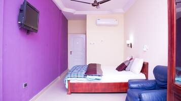 Double Room, Refrigerator | 1 bedroom, premium bedding, in-room safe, desk
