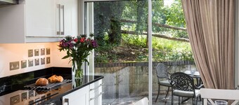 A recently converted Kent ragstone coach house near Sevenoaks.