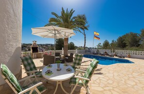 Outdoor dining - Ritter- family friendly, private pool, WIFI gratis (Benissa)