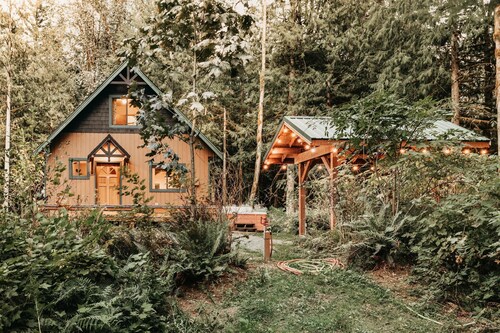 Mt Baker Lodging - Cabin 67 - Private 2-story cabin with a private hot tub