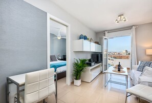 1 bedroom, iron/ironing board, travel crib, free WiFi