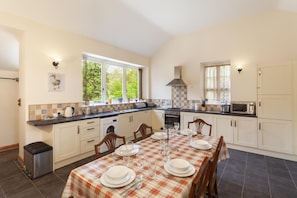 The Mill House kitchen with dining area