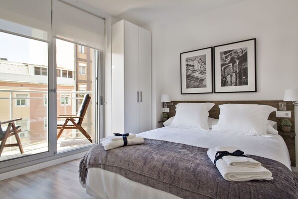 2 soverom, strykejern/-brett, wi-fi (inkludert) og sengetøy