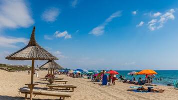Vlak bij het strand