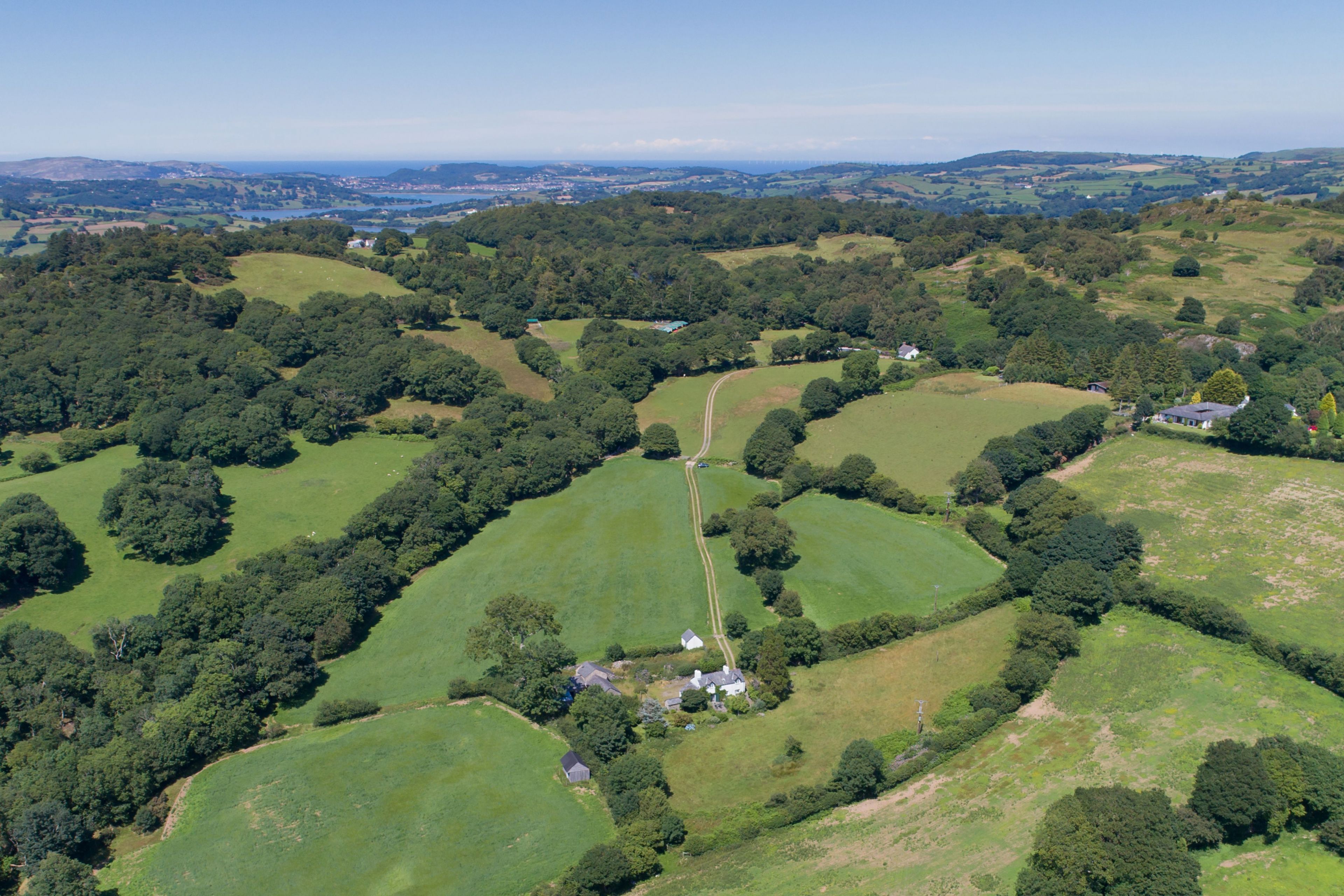 Bryn Rhydd enjoys sweeping views over the beautiful Bodnant Estate