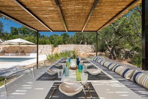 Outdoor dining - La Gastalena House by Perle di Puglia (Ostuni)