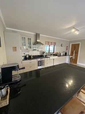 Fridge, microwave, stovetop, dishwasher - Delightful 3 bedroom cottage in a beautifully landscaped and private courtyard (Navan)