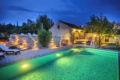 Villa Giulia with private pool, near Dubrovnik.