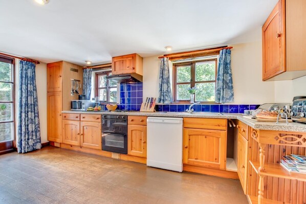 Microwave, oven, dishwasher, toaster