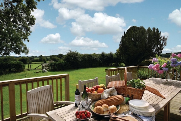 Large decked area for al fresco dining