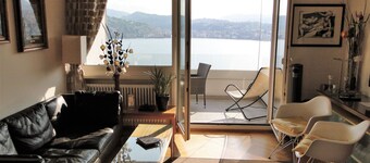 Fantastisk utsikt for et romantisk opphold skritt fra Lugano Center