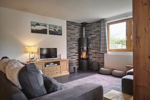 TV, fireplace, DVD player - Chalet Sole (Wengen)