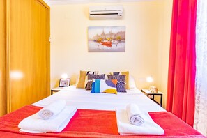 3 makuuhuonetta, silitysrauta/-lauta, Wi-Fi, vuodevaatteet