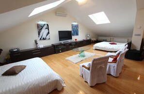 Comfort Studio (A5) | Living area | Flat-screen TV - Villa Mattossi Rovinj (Rovinj)