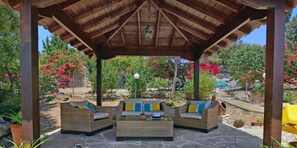 Terrace/patio - Large Pool & Garden, Billiard, Peaceful Area, Near to the Sea, Coral Bay Paphos (Peyia)