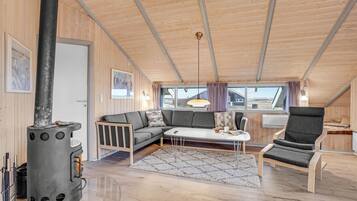 Fernseher, Kamin, DVD-Player