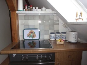 Fridge, oven - Apartment Peeneblick (Rankwitz)