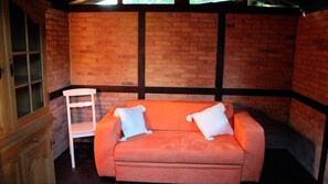 Fernseher, Kamin