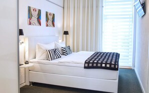 1 soveværelse, pengeskab på værelset, Wi-Fi, sengetøj