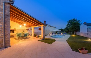 Terrace/patio - Beautiful home in Bokordici with sauna (Bokordici)