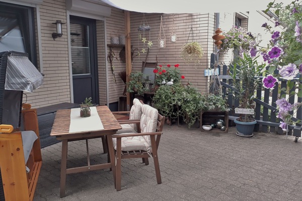 Möblierte Terrasse
