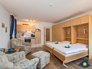 1 bedroom, WiFi, bed sheets